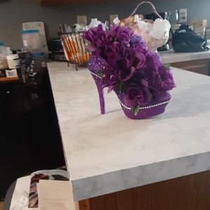 Purple passion floral arrangements